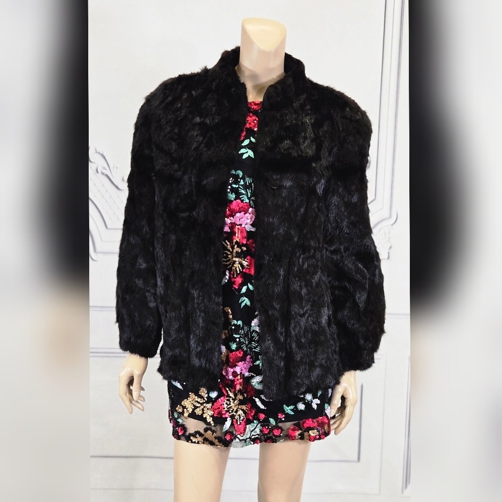 Somerset Furs Los Angeles Vintage 100% Mink Fur Women's Coat sz L